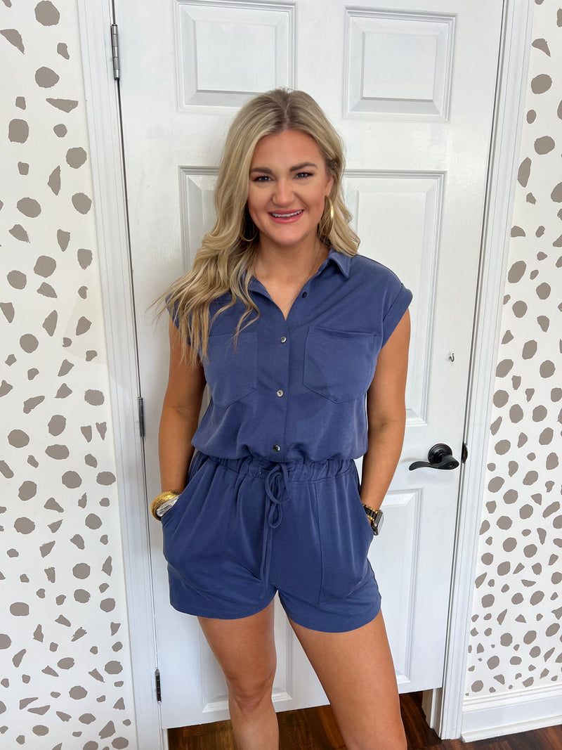 Indigo Romper