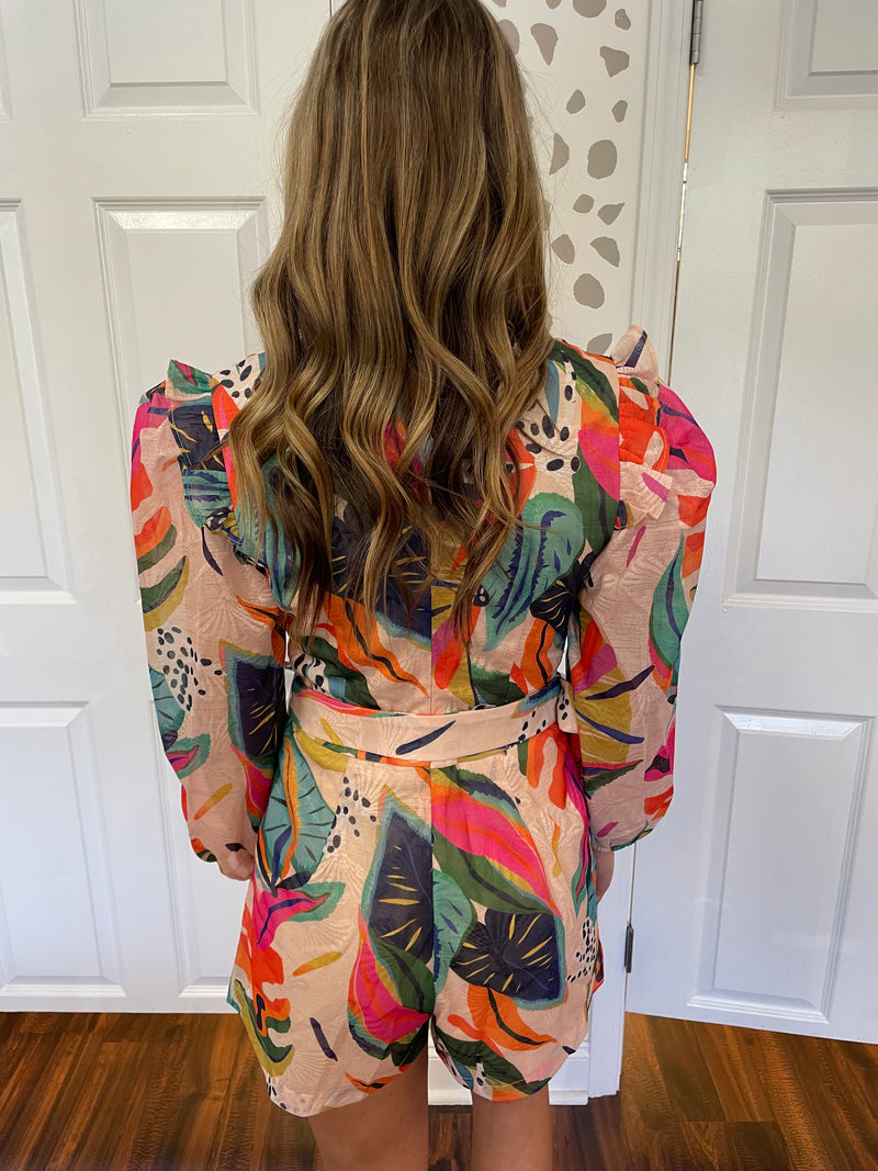 All About Abstract Romper
