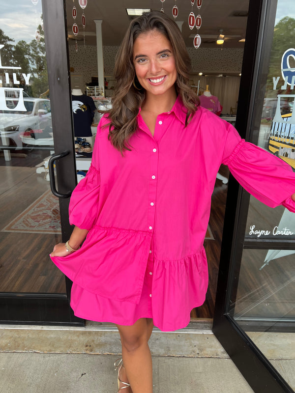 Mary Ruffle Dress- Mud Pie