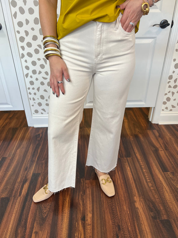 Vanilla Bean Wide Leg Jeans