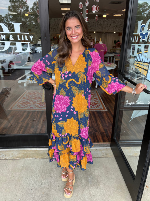 Colleen Maxi Dress- Mud Pie