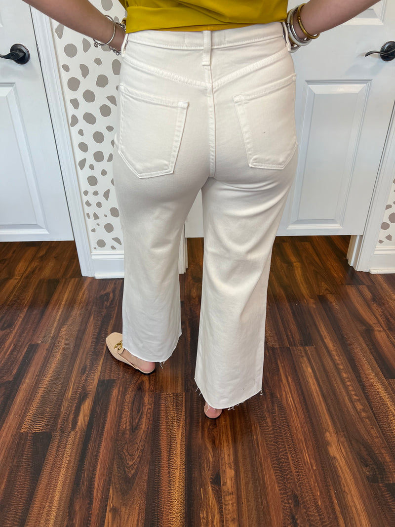 Vanilla Bean Wide Leg Jeans