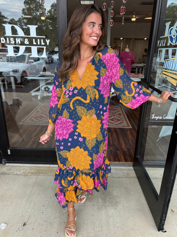 Colleen Maxi Dress- Mud Pie
