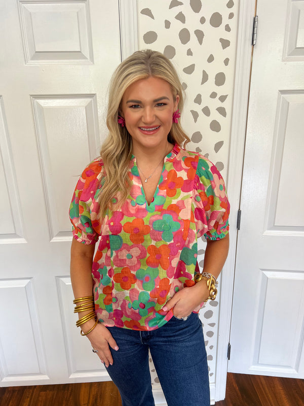 Summer Floral Top