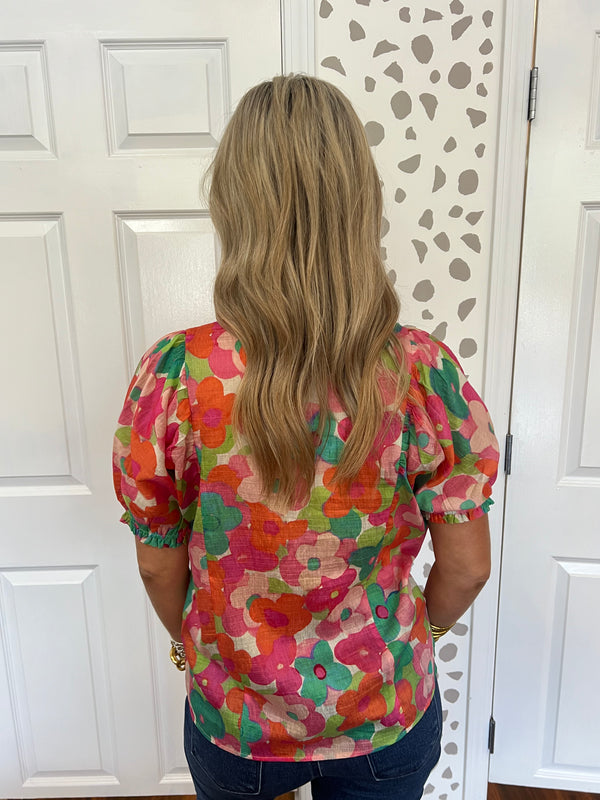 Summer Floral Top