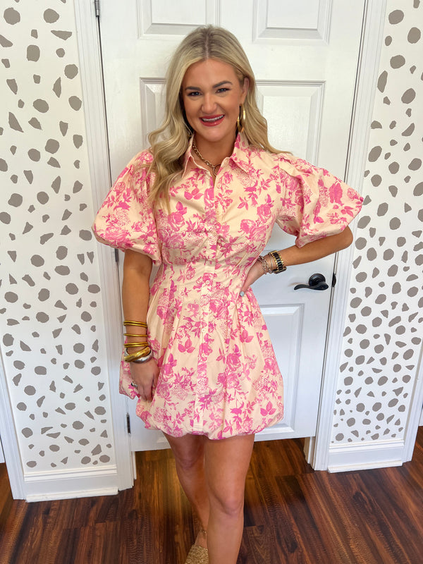 All Things Pink Bubble Dress