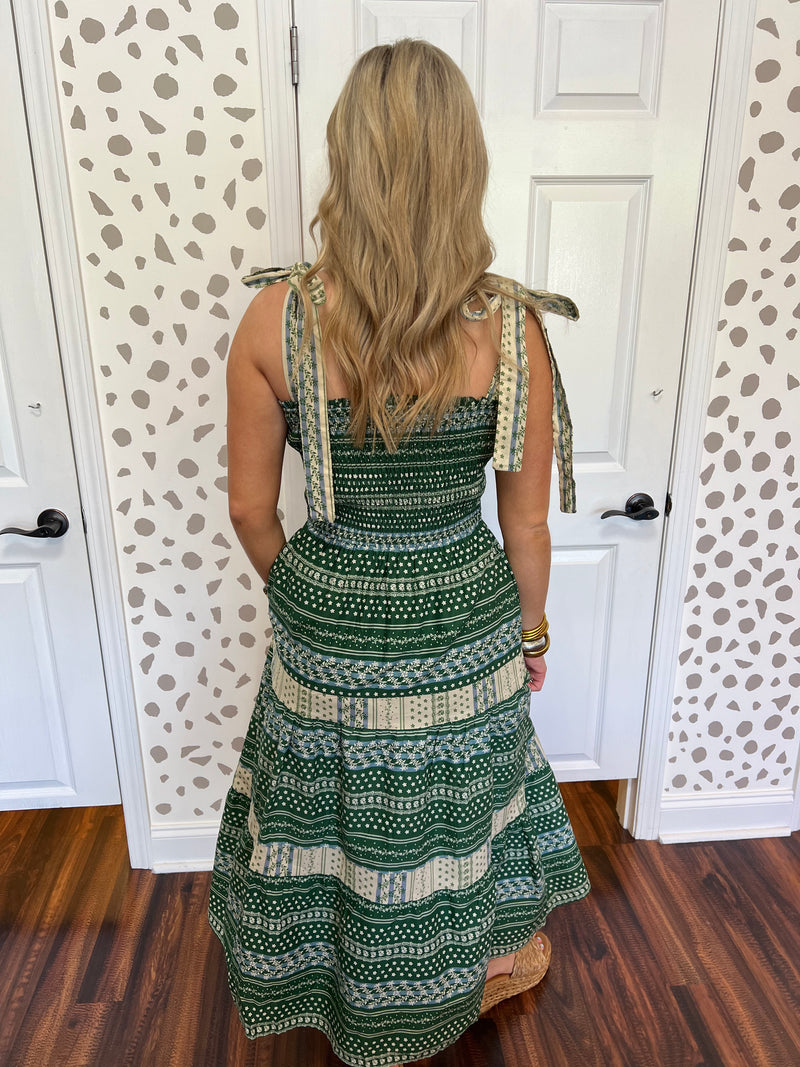 Mossy Print Midi/Maxi Dress