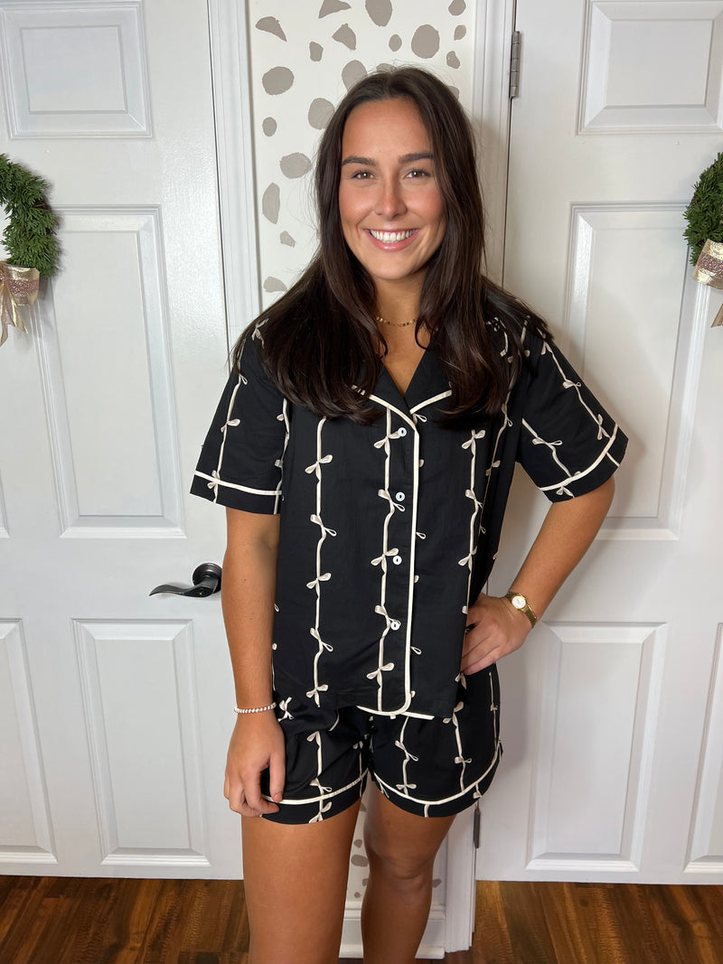 Bow PJ Set