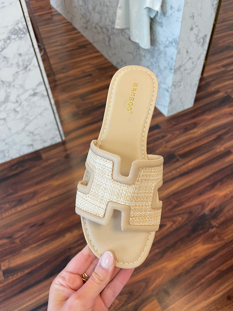 Nude/Natural H Band Sandal