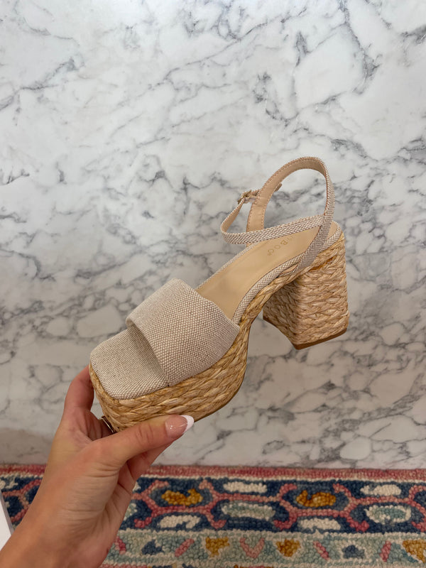 Belise Natural Strap Platforms