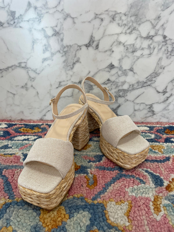 Belise Natural Strap Platforms