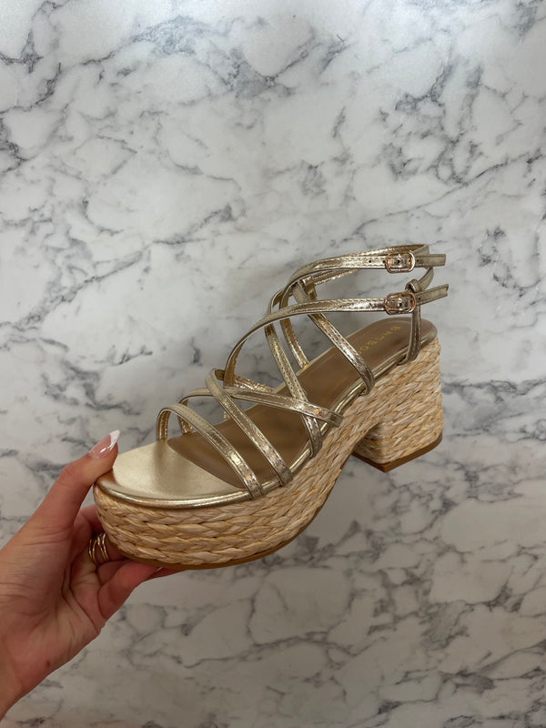 Niche Gold Strap Platforms