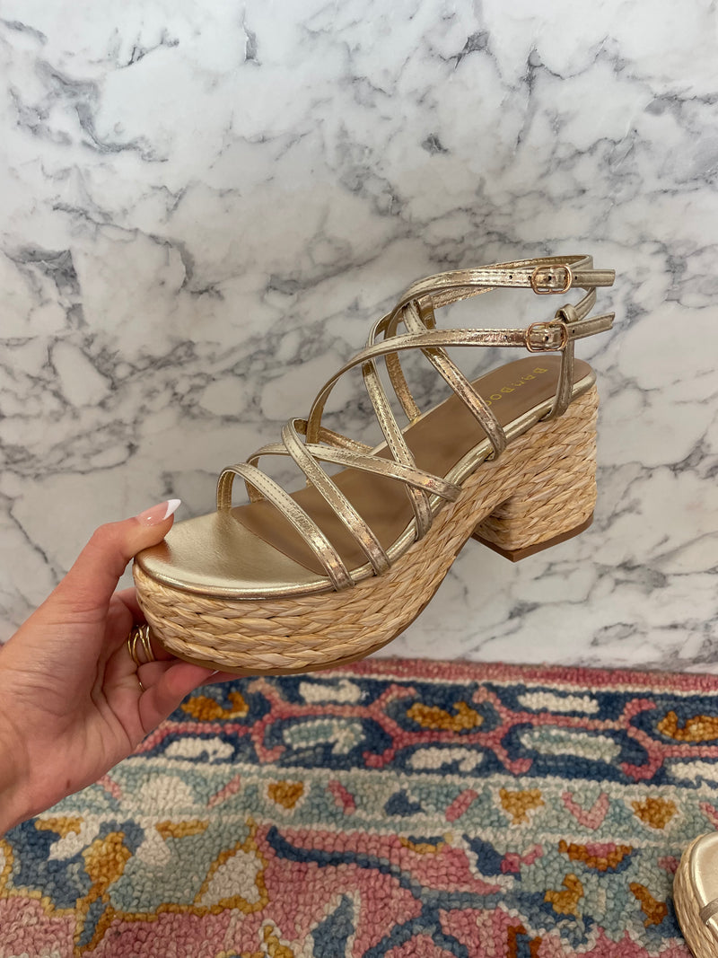 Niche Gold Strap Platforms