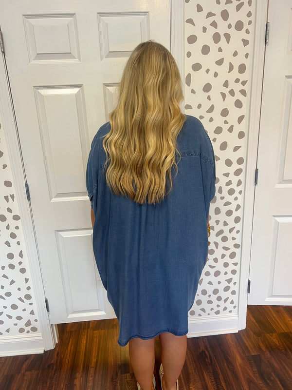 Denim Blue Tunic Dress