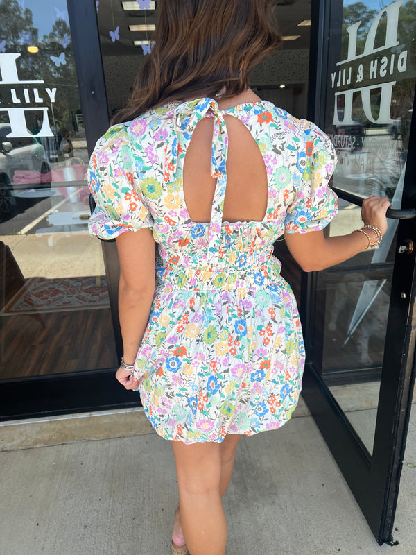 Feeling Floral Bubble Dress