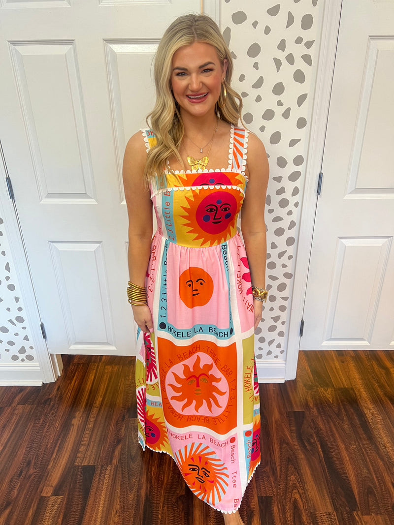 Sun Print Dress