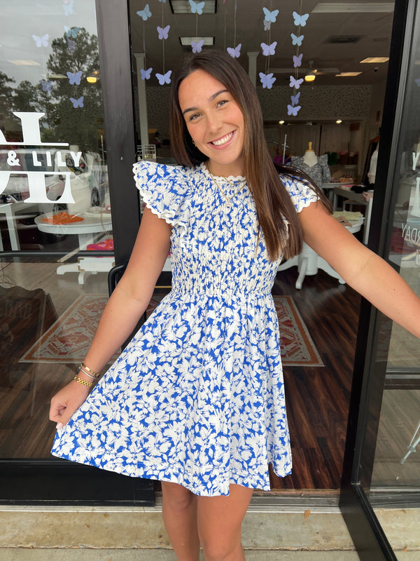 Blue Skies Ric Rac Dress