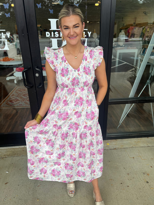 Sweet Caroline Midi Dress