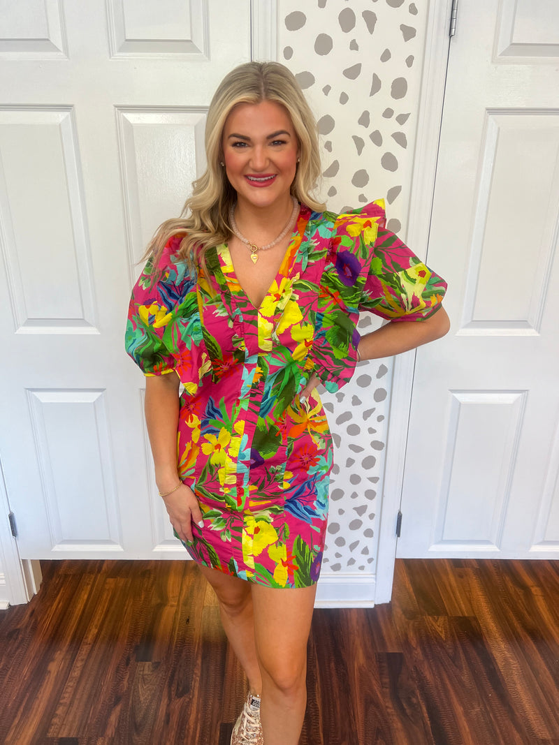 Hot Tropic Mini Dress