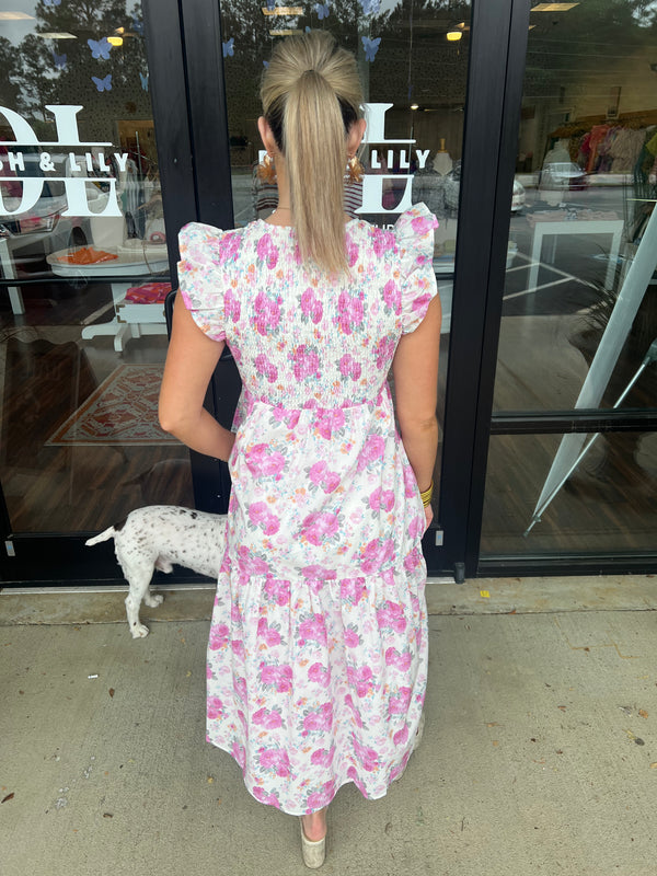 Sweet Caroline Midi Dress