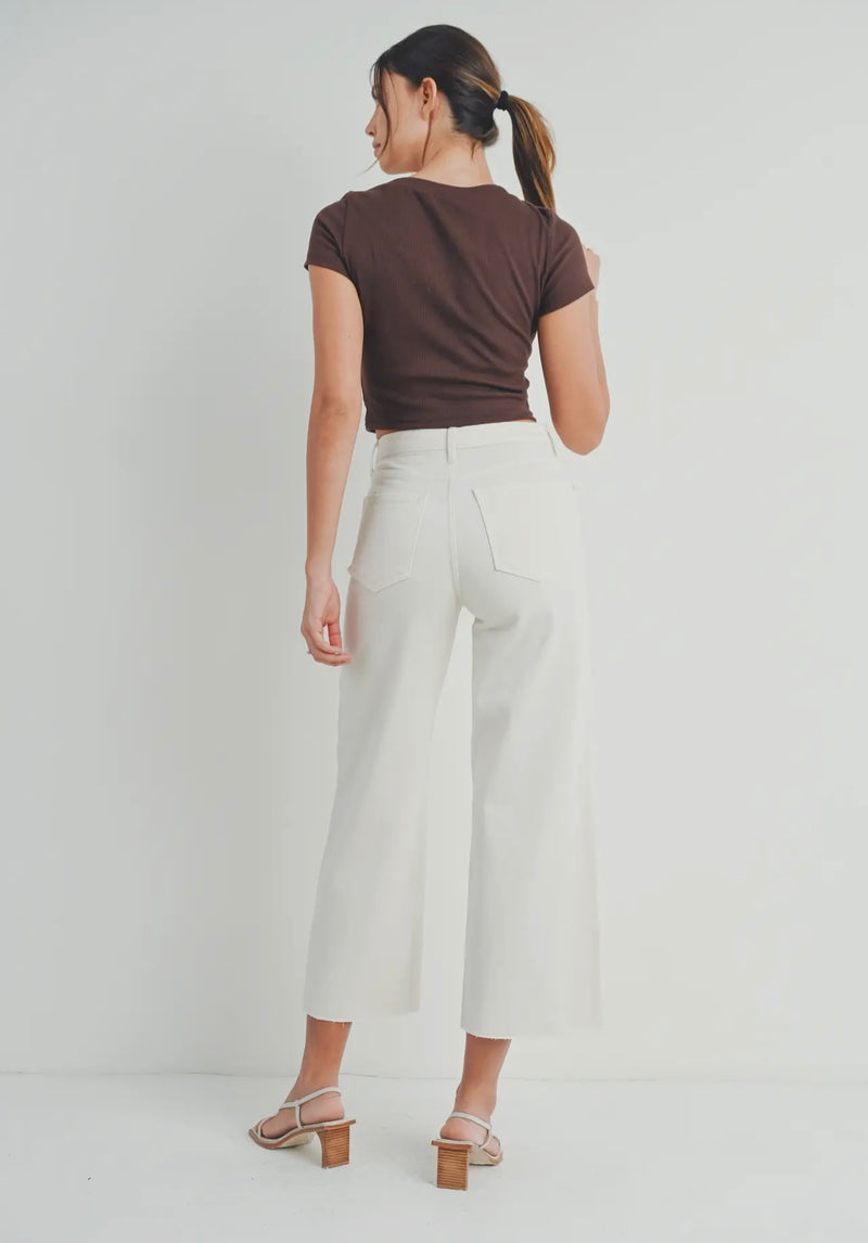 Vanilla Bean Wide Leg Jeans