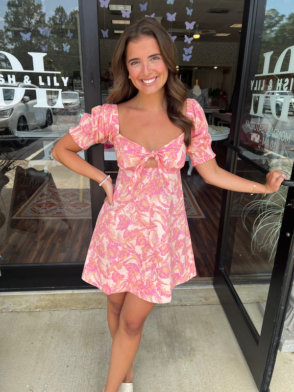 Coral Reef Mini Dress
