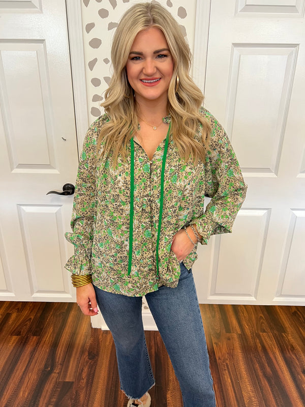 Green Trim Top