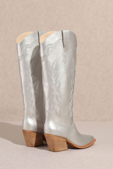 Silver Indigo Boots