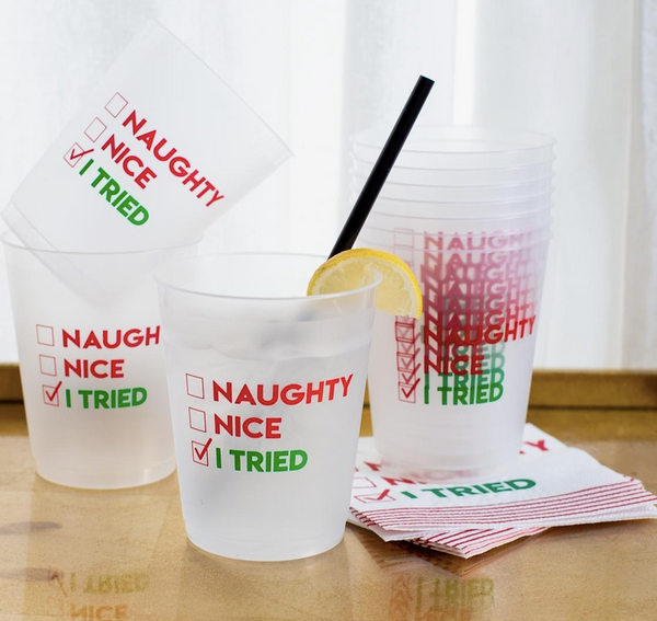 I Tried Party Cups 16oz Set of 10