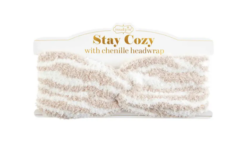 Zebra Chenille Headwrap