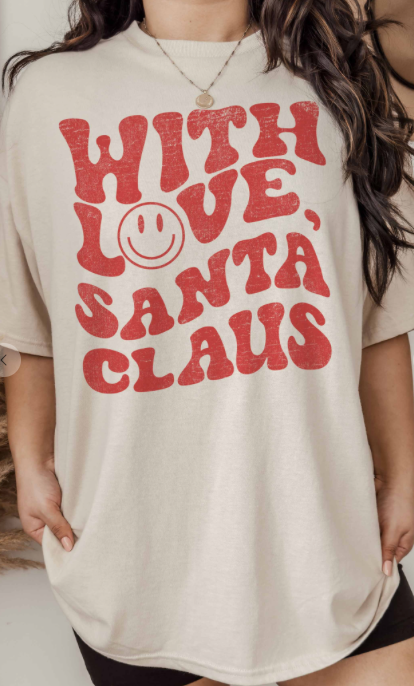 With Love, Santa Clause Tee