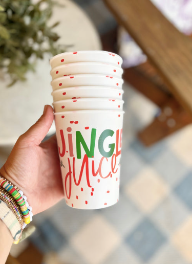 Jingle Juice Party Cups (Set of 4)