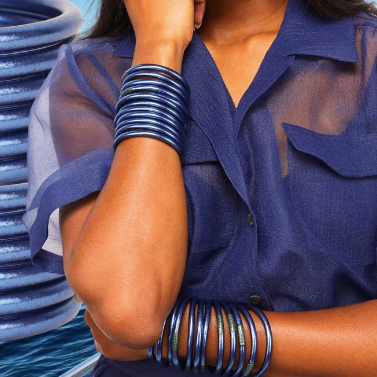 BuDhaGirl All Weather Bangles-MARINE