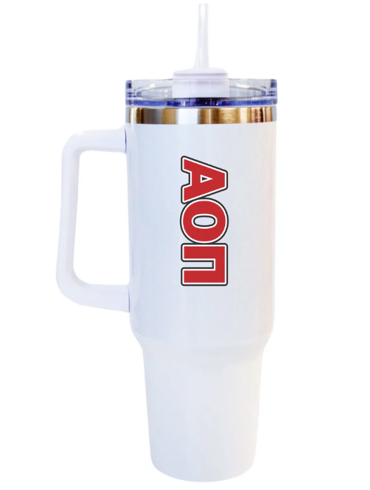 40oz Stella Tumbler: Greek