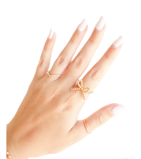 Gold Bow Ring