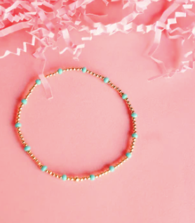 Turquoise Dainty Poppi Bracelet