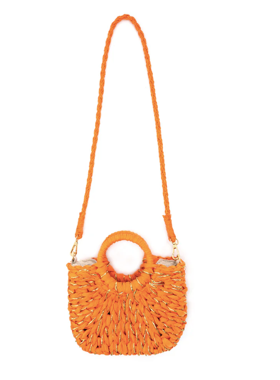 Color Pop Straw Bag