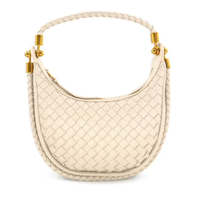 Braided Crescent Purse
