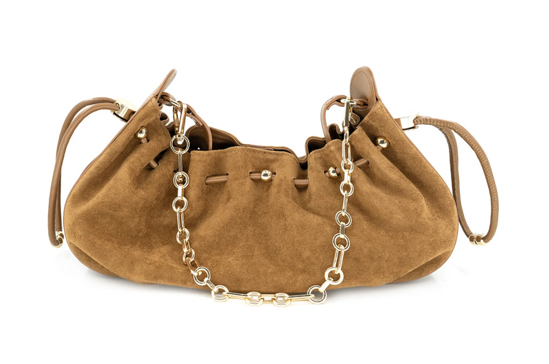 Suede Satchel Purse