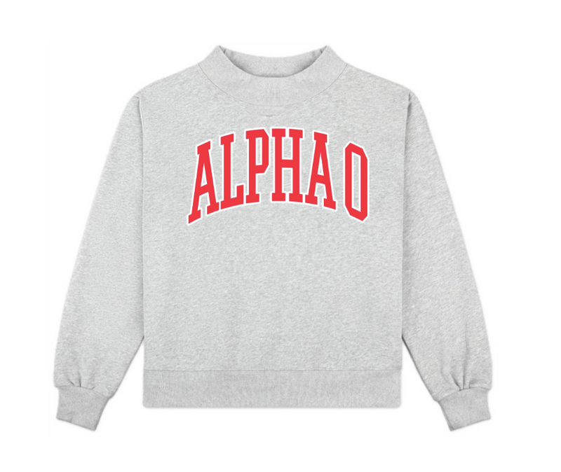 Campus Mock Neck Crew