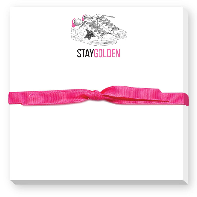 STAY GOLDEN DOODLE NOTEPAD