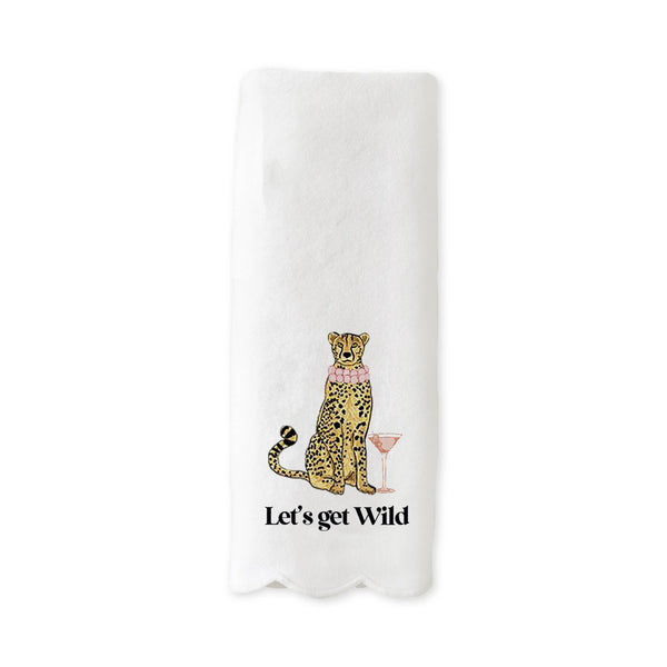 Scallop Guest Towel - Let's Get Wild