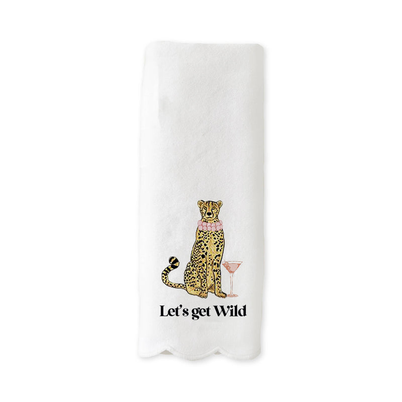 Scallop Guest Towel - Let's Get Wild