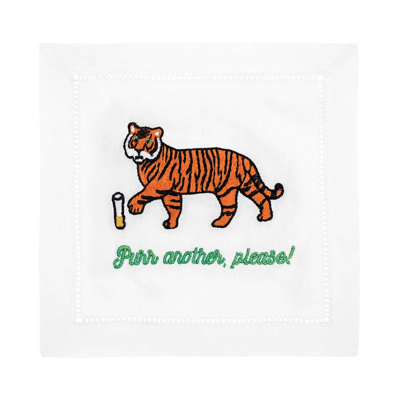 Purr Another Please Cocktail Napkin