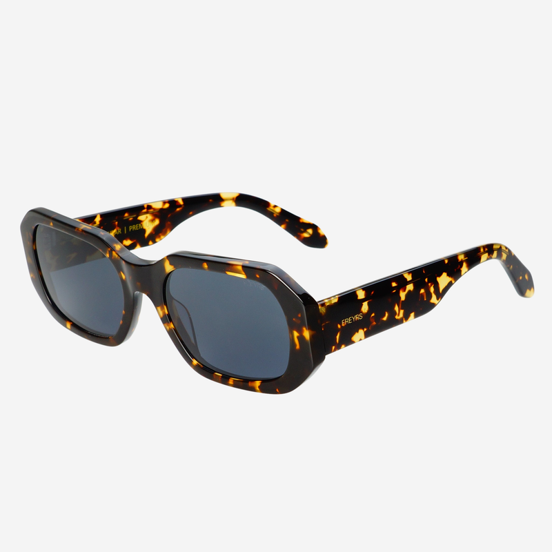 Onyx Acetate Womens Rectangular Sunglasses: Dark Tortoise