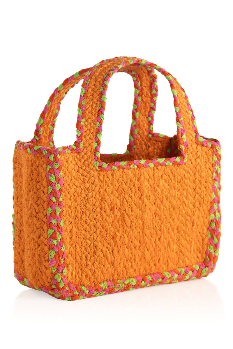 LIV SMALL TOTE: Orange