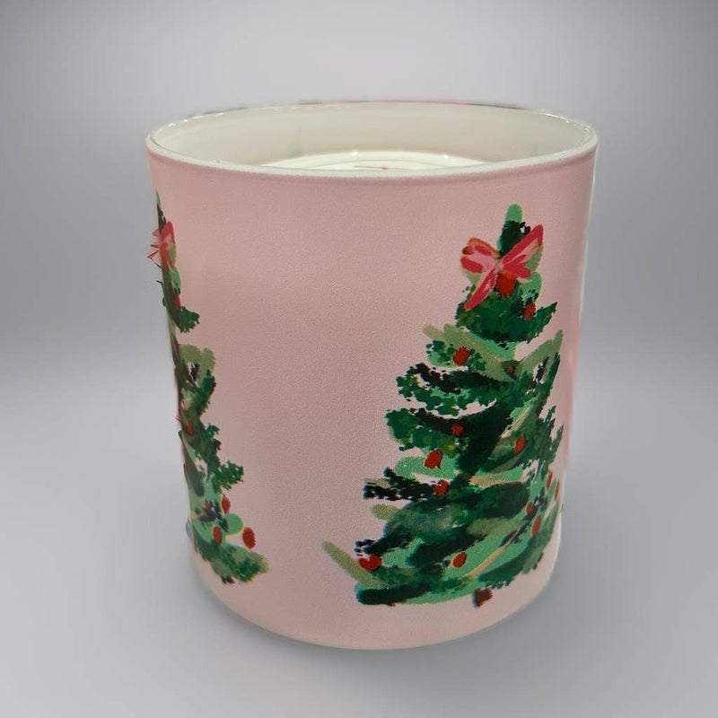 Pink Pine Candle