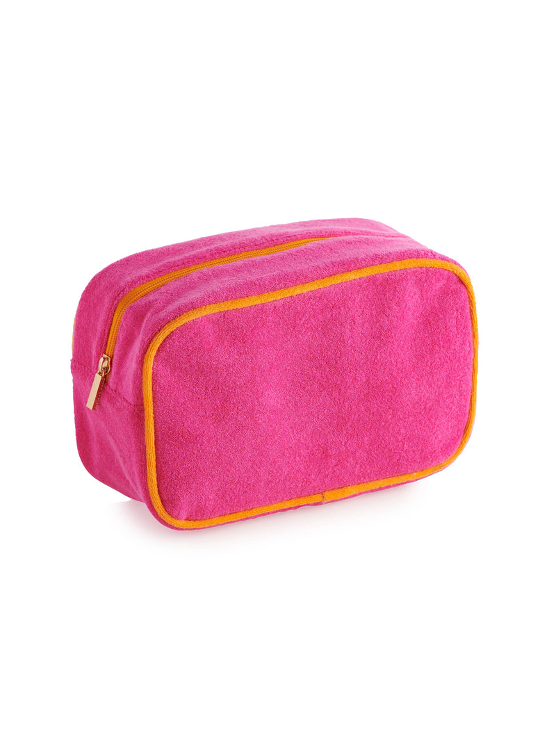 CABANA MEDIUM ZIP POUCH: MAGENTA