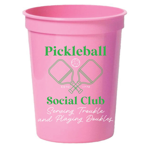 Pickleball Social Club Stadium Cups - Summer