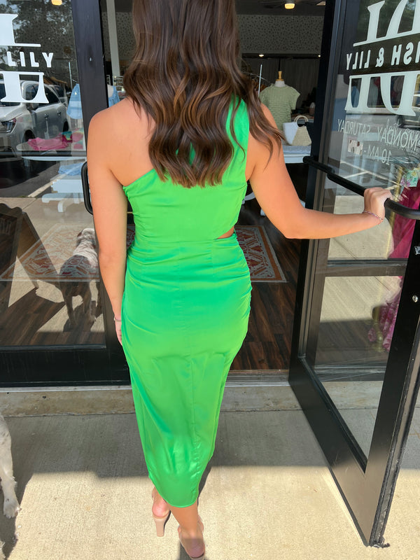 Grass Is Greener Midi Dress